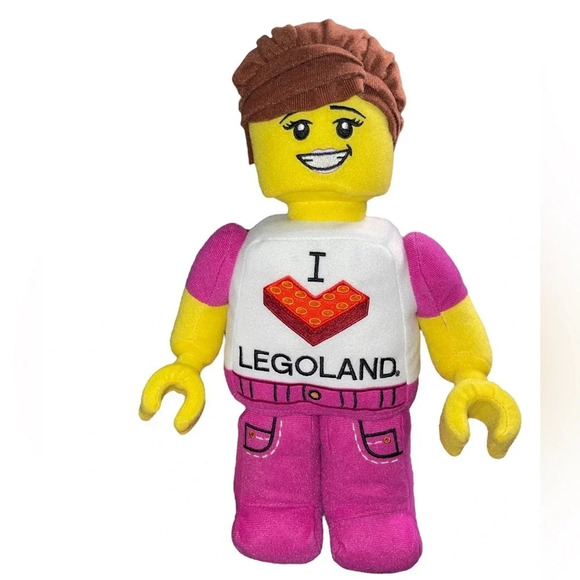 Legoland Theme Park Exclusive I Love Legoland Girl Plush Character Doll 13" - Picture 1 of 7